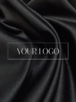 Нашивки на черном атласе