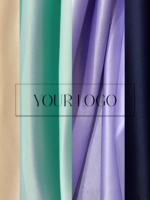 Нашивки на цветном атласе