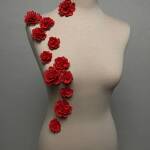 Комплект цветов F24 - пришивные аппликации