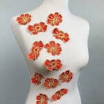 Комплект цветов F28 - пришивные аппликации